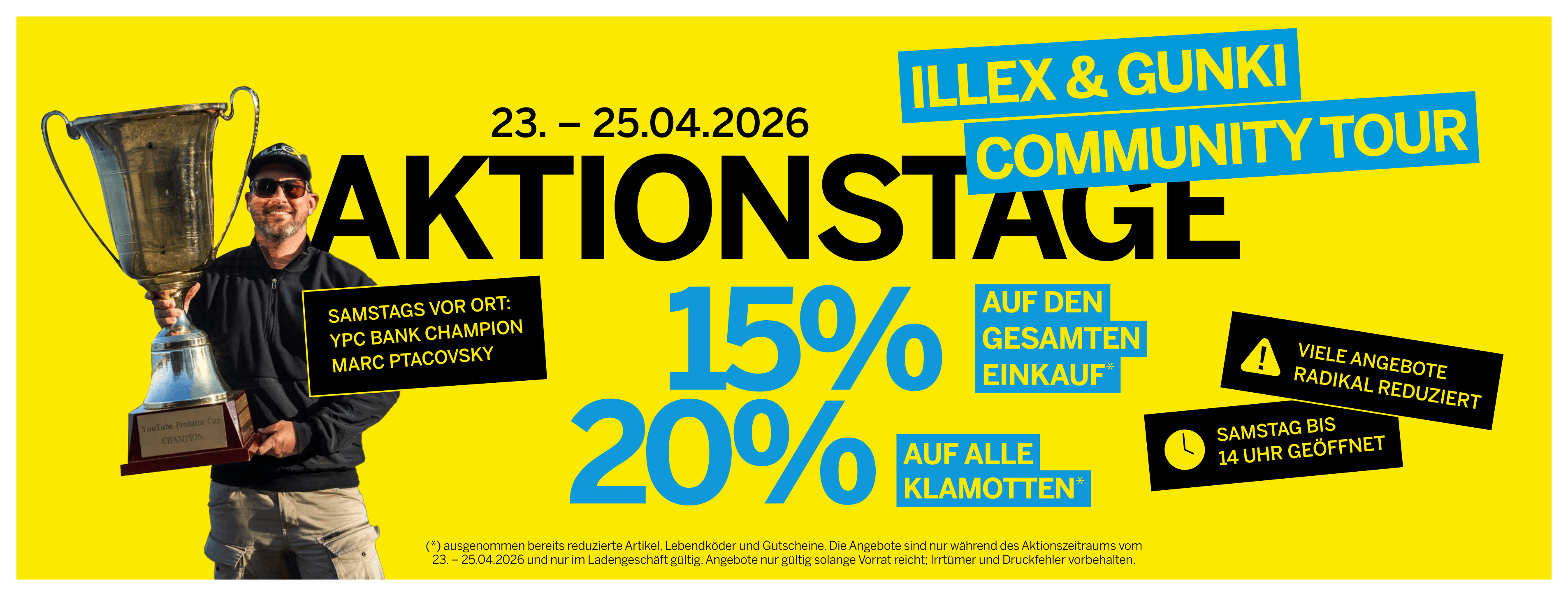 Aktionstage im Angelcenter Passau von 23.-25.04.2026