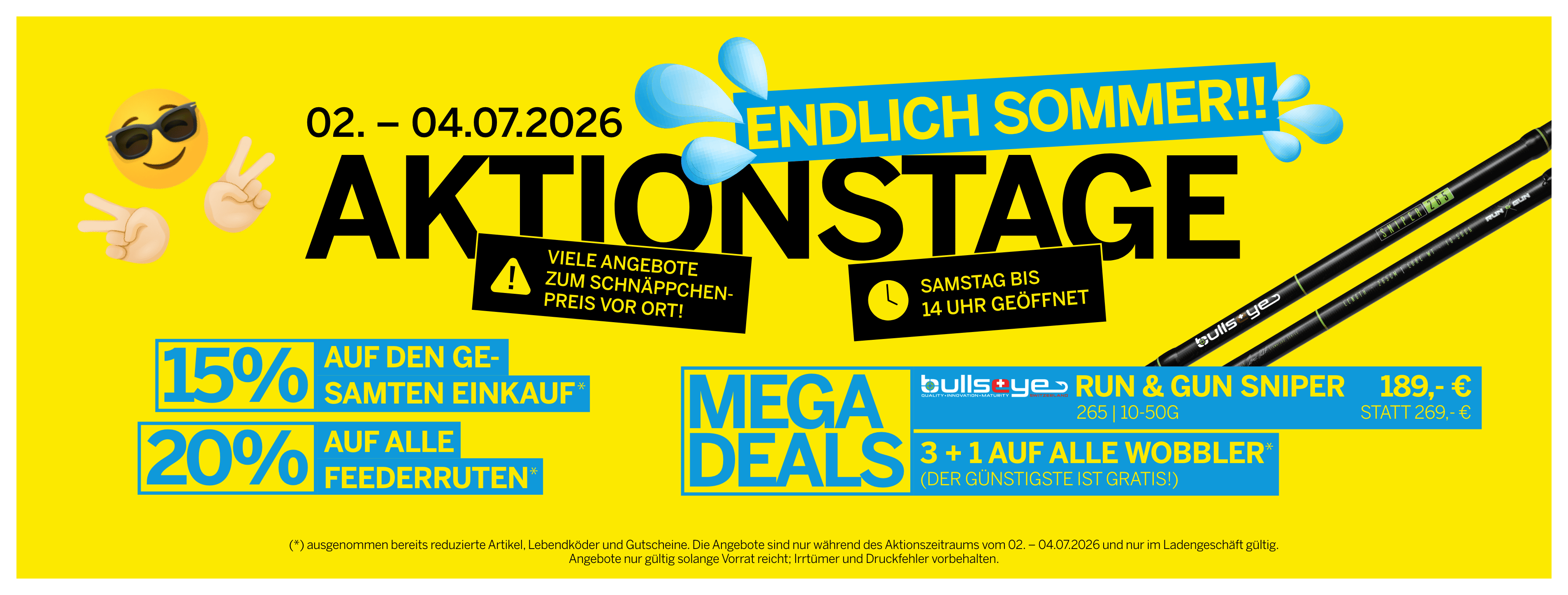 Aktionstage im Angelcenter Passau von 02.-04.07.2026